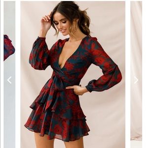 MLAYERED BALLOON SLEEVE DRESS- similar to selfie leslie